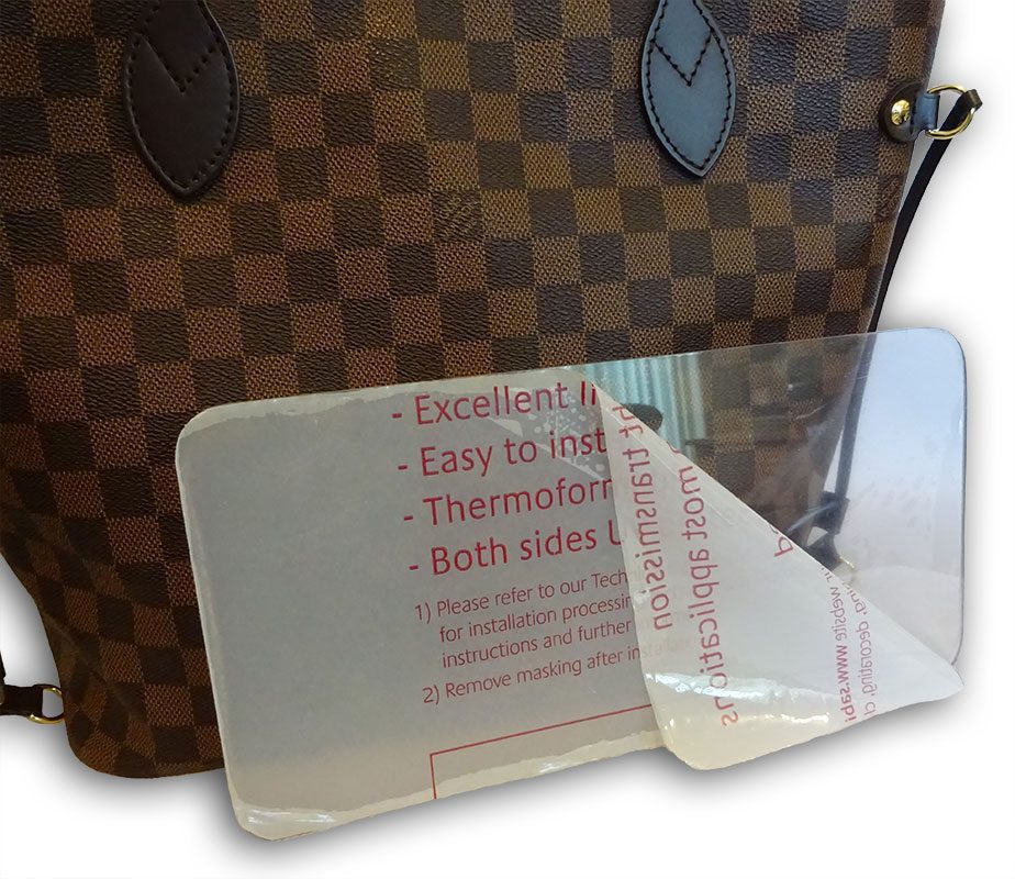 Base shaper to fit Louis Vuitton neverfull MM bag in 3mm clear