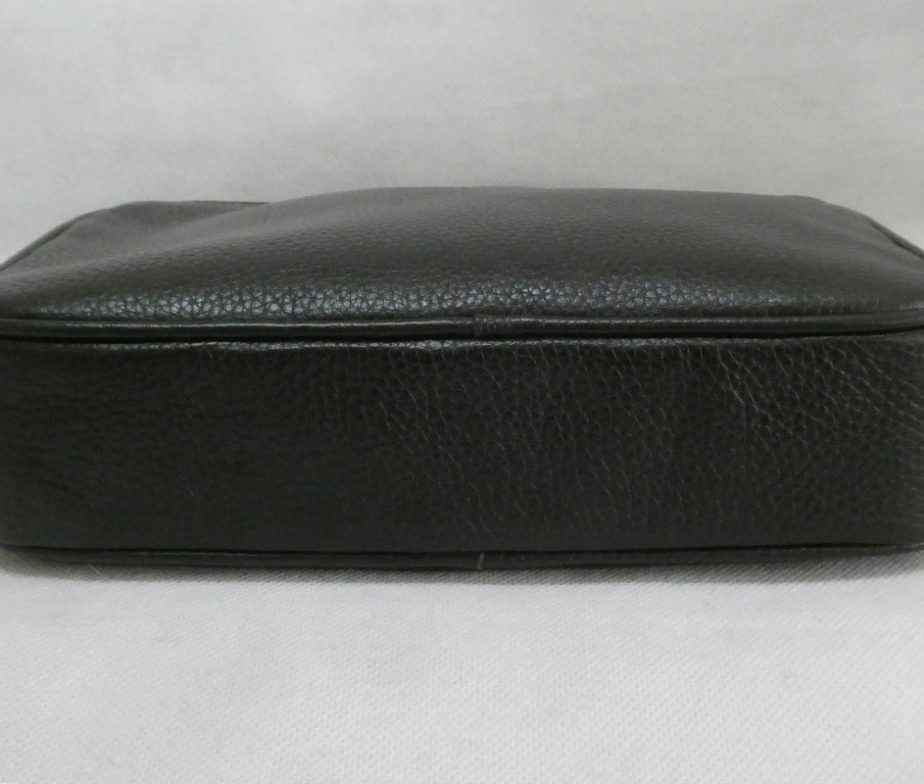 Michael Kors black pebbled leather fulton large east west tech crossbody bag & receipt | Labels ...