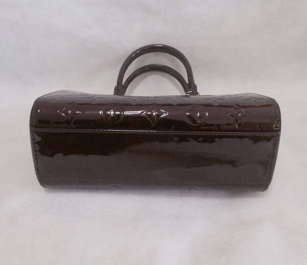 Louis Vuitton Ana Patent Leather Vernis Lilac Chain Clutch Strap Box  Dustbag