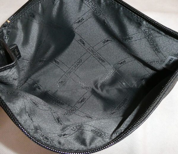Longchamp Textile Leather Black Bag -  UK