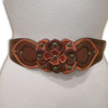 mulberry-cocoa-and-pink-darwin-leather-tooled-belt