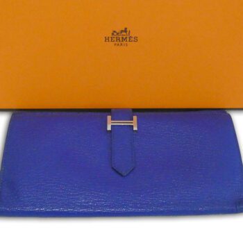 hermes-electric-blue-goatskin-leather-medium-bearn-wallet-purse-with-box-receipt