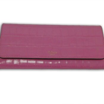 mulberry-raspberry-pink-shiny-croc-print-leather-continental-wallet-purse