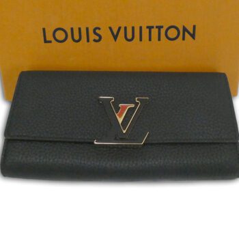 louis-vuitton-m61248-black-taurillon-leather-capucines-wallet-purse-new-with-box