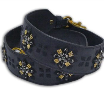 tory-burch-navy-blue-smooth-leather-crystal-embellished-shoulder-strap-for-bag
